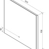 Континент Trezhe Led 80x70