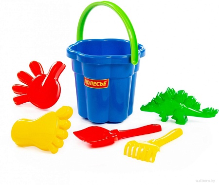 Набор игрушек для песочницы Полесье Ведро-цветок 365 36483