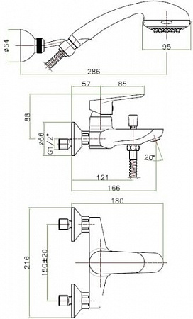 Смеситель Fiore Kevon Chic 81 WX 8150