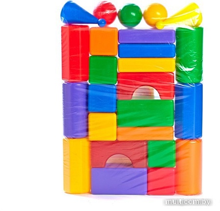 Кубики Строим вместе счастливое детство Строительный набор Стена-2 5246