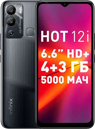 Смартфон Infinix Hot 12i 4GB/64GB (черный)