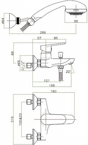 Смеситель Fiore Kevon Chic 81 WX 8150