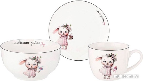 Набор тарелок Lefard Моя зайка 260-687