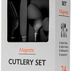 Набор столовых приборов Perfecto Linea Majestic 21-250130BLM