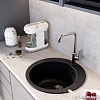 Кухонная мойка Mixline ML-GM13 551898 (ультра-черный)