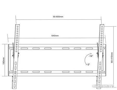 Кронштейн Maclean MC-605N (черный)