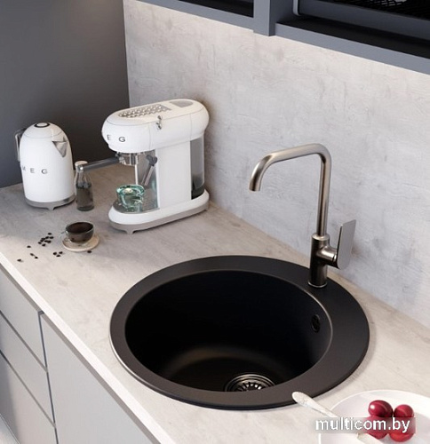 Кухонная мойка Mixline ML-GM13 551898 (ультра-черный)