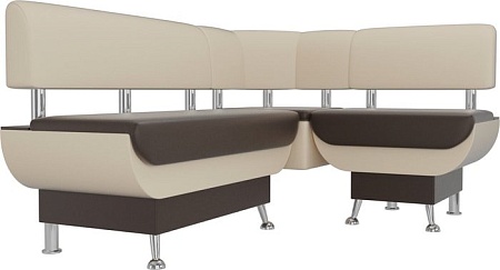 Mebelico Альфа 106947 (левый, коричневый/бежевый)