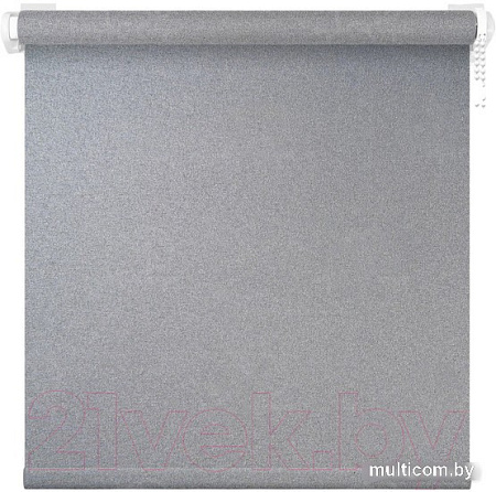 Рулонные шторы АС МАРТ Мегаполис 61x160 (серебристый)