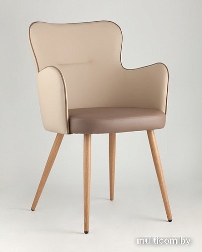 Стул с подлокотниками Stool Group Космос (коричневый)