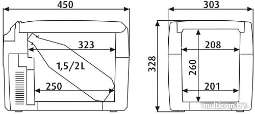 Термоэлектрический автохолодильник Dometic Tripocool TC14