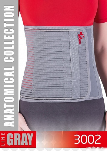 Бандаж абдоминальный MEK 3002 (L, серый)