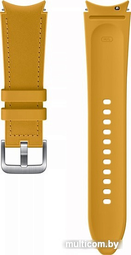 Ремешок Samsung Hybrid Leather для Samsung Galaxy Watch4 (20 мм, M/L, горчичный)