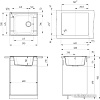 Кухонная мойка Ulgran U-604 (308 черный)