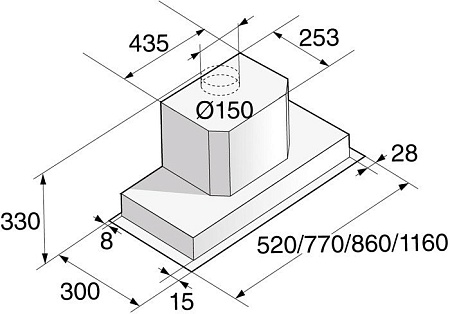 Кухонная вытяжка ASKO CC4527S