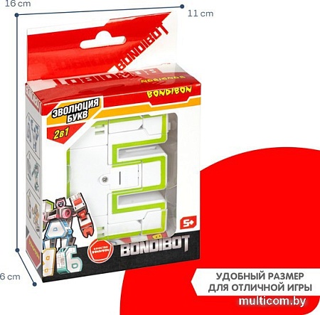 Трансформер Bondibon Bondibot Буква Е ВВ5491