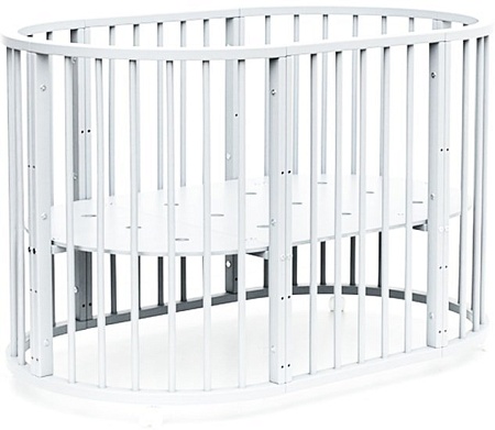 Детская кроватка Bambini М.01.10.14 (белый)