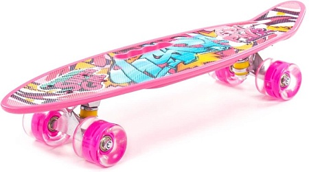 Пенниборд Полесье 89564 59 см (малиновый)