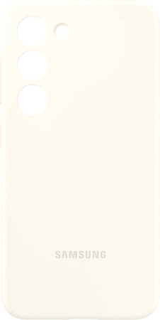 Чехол для телефона Samsung Silicone Case S23 (бежевый хлопок)