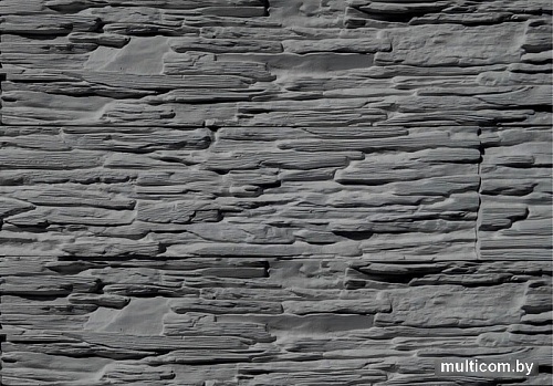 Декоративный камень Polinka Саянский сланец 0106 (серый)