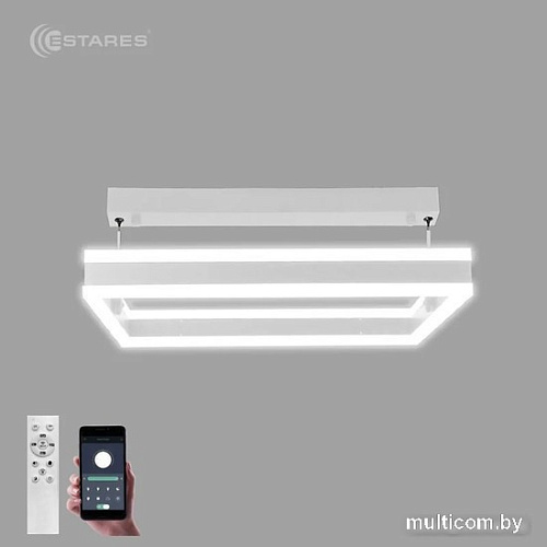 Линейный светильник Estares Stella 100WS-APP-500x500x1200-WHITE/WHITE-220-IP20