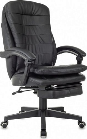 Офисное кресло Бюрократ T-9950MSG-F (черный, экокожа)