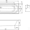 Ванна Ventospa Metida 170x70 (с каркасом и экраном)