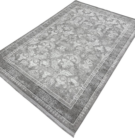 Radjab Carpet Афина Прямоугольник 9008A 12795RK (3x5, Grey/Cream)