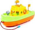 Игрушечный транспорт Полесье Катер Спасатель 47229 (зеленый/желтый/оранжевый)