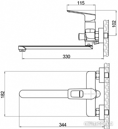 Смеситель Raiber Osdorf R2103