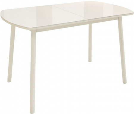 Обеденный стол Listvig Винер 120-152x70 (кремовый)