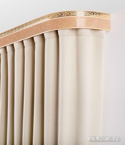 Карниз для штор Legrand Галант Neo Флора 2П 48067042 (3 м, песок)