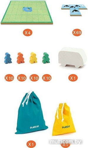 Настольная игра Djeco Чудо-зоопарк 08402