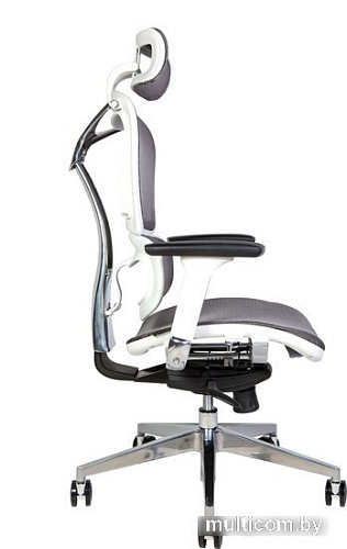 Кресло Norden Hero White YS-0810H-T(E+E)W (белый/серый)