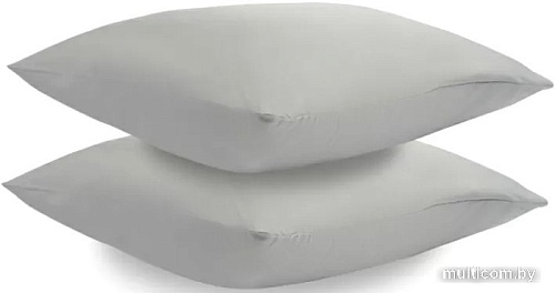 Постельное белье Tkano Essential TK19-PC0002 (2 шт, светло-серый)