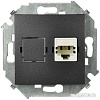 Розетка телефонная Simon 15 1591480-038 (графит)