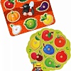 Сортер Mapacha Набор вкладышей Овощи и фрукты 962088
