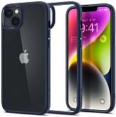 Чехол для телефона Spigen Ultra Hybrid для iPhone 14 ACS05045 (прозрачный/синий)