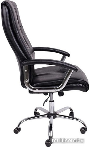 Кресло AksHome Marsel Chrome Eco (черный бриллиант)