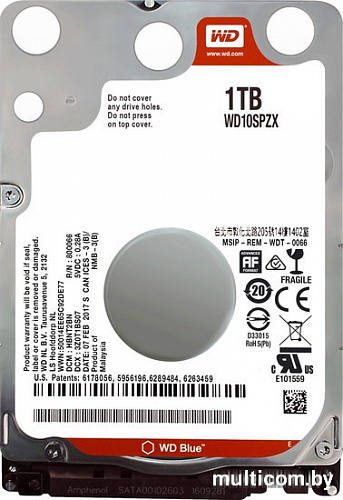Жесткий диск WD Blue 1TB [WD10SPZX]