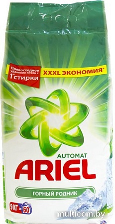 Стиральный порошок Ariel Горный родник 9 кг