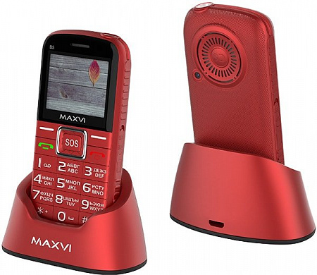 Мобильный телефон Maxvi B5 (красный)