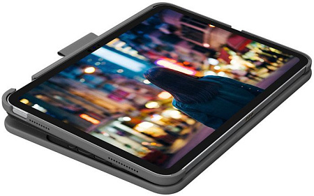 Чехол для планшета Logitech Slim Folio для iPad 10th gen (серый)