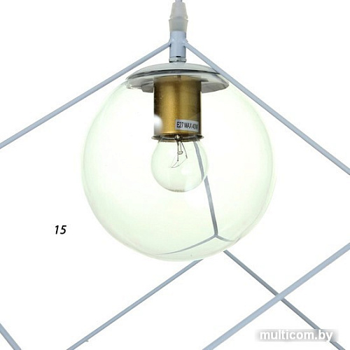 Подвесная люстра BayerLux 2467/1WT 7353288 (белый)