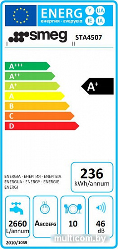 Посудомоечная машина Smeg STA4507
