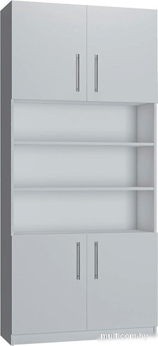 Шкаф распашной Макс Стайл Falcon Fidji Egger 240x100x50 15C5050 (белый классический W960 ST7)
