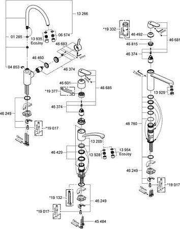 Смеситель Grohe Eurosmart Cosmopolitan 32843000 (хром)