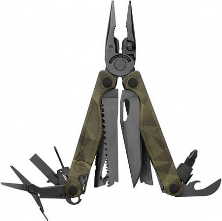 Мультитул Leatherman Charge Plus Forest Camo (зеленый)