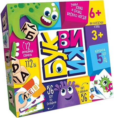 Настольная игра Danko Toys Буквики G-BU-01