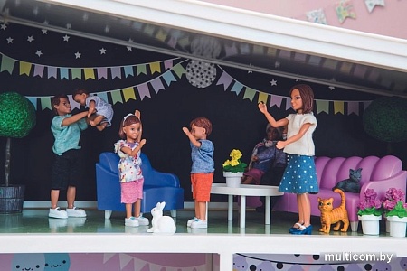 Аксессуары для кукольного домика Lundby Обои Творческая вечеринка LB-60500800